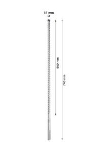 Bosch Expert 18 x 740 mm Yeni Sds Max-8X Delme Ucu 2608900223
