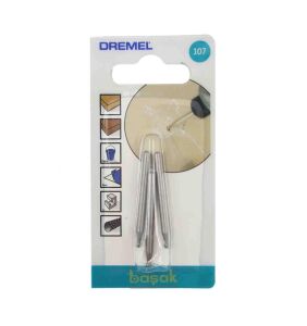 DREMEL 107 Gravür Kesici 2,4 mm (3 Adet) 26150107JA