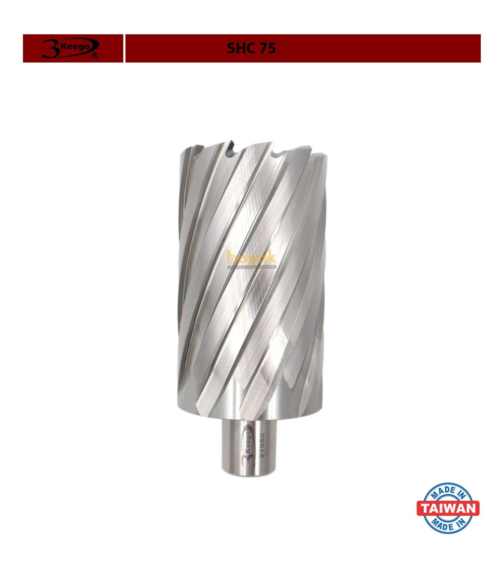 3Keego 50 x 75 mm HSS Uzun Manyetik Matkap Ucu SHC75