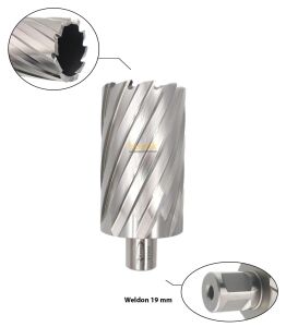 3Keego 50 x 75 mm HSS Uzun Manyetik Matkap Ucu SHC75