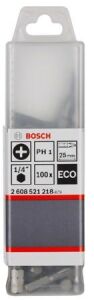 Bosch Ekonomik Vidalama Ucu PH2 x 25 mm 100'lü 2608521219
