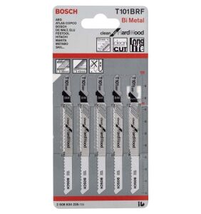 T 101 BRF Temiz Kesim Sert Ahşap Dekupaj Ucu 5'li 2608634235