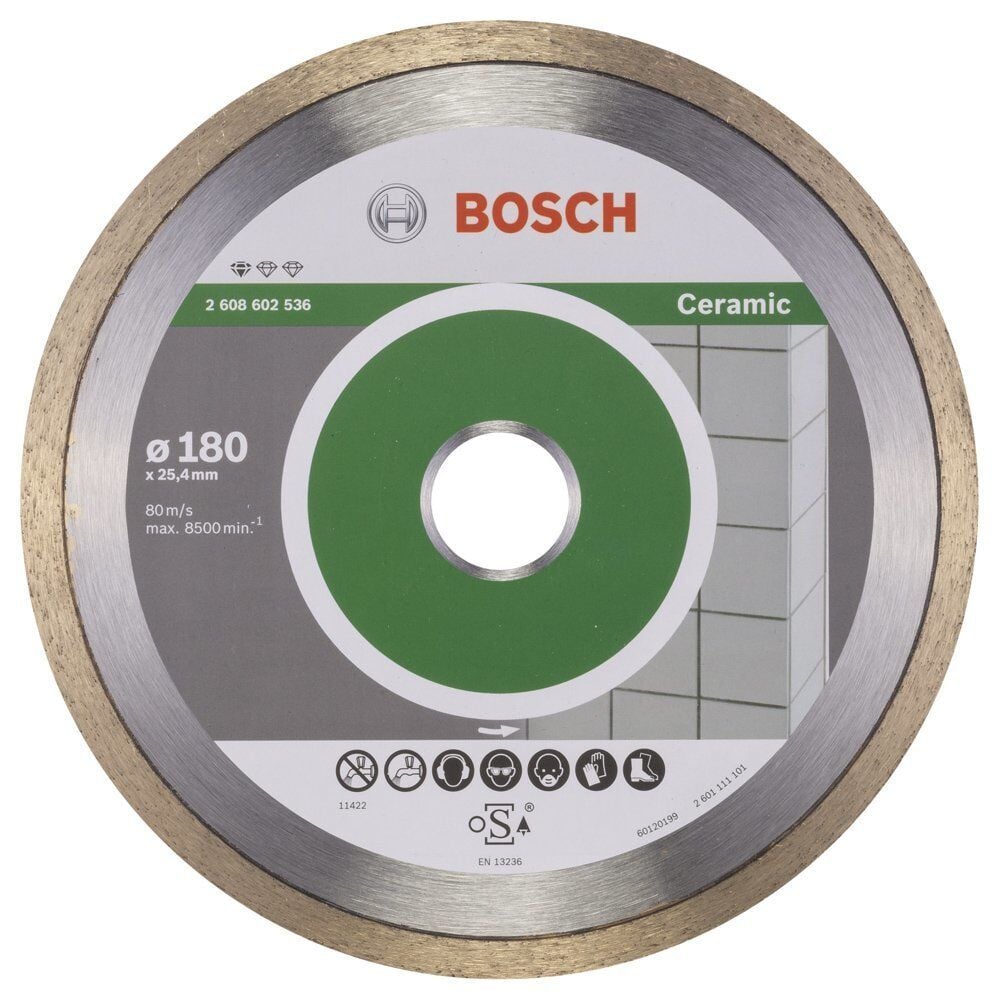 Bosch Seramik Kesme Elmas Kesici Disk 180 mm Standart 2608602536