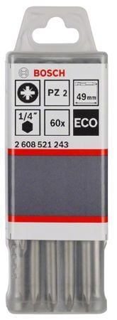 Bosch Ekonomik Vidalama Ucu PZ2x49mm 60'lı 2608521243
