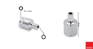 Ceta Form E5 3/8'' Dış Torx Lokma Anahtar C16-05