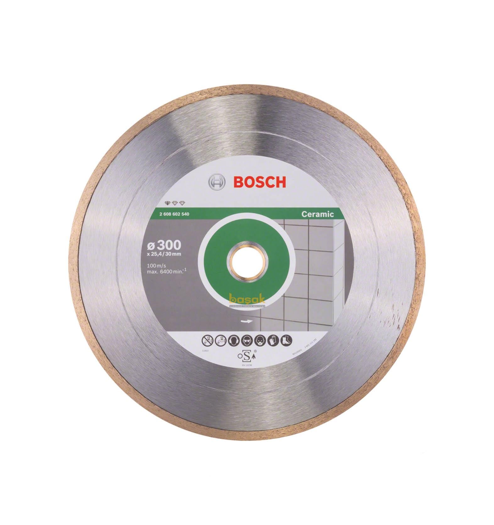 Bosch Seramik Kesme Elmas Kesici Disk 300 mm Standart 2608602540