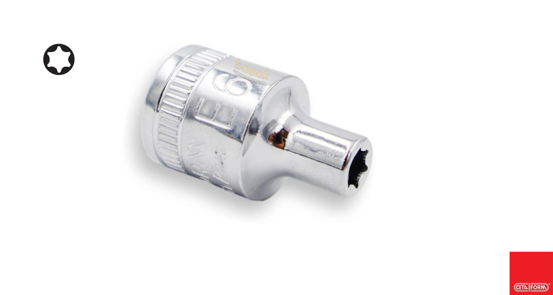 Ceta Form E6 3/8'' Dış Torx Lokma Anahtar C16-06