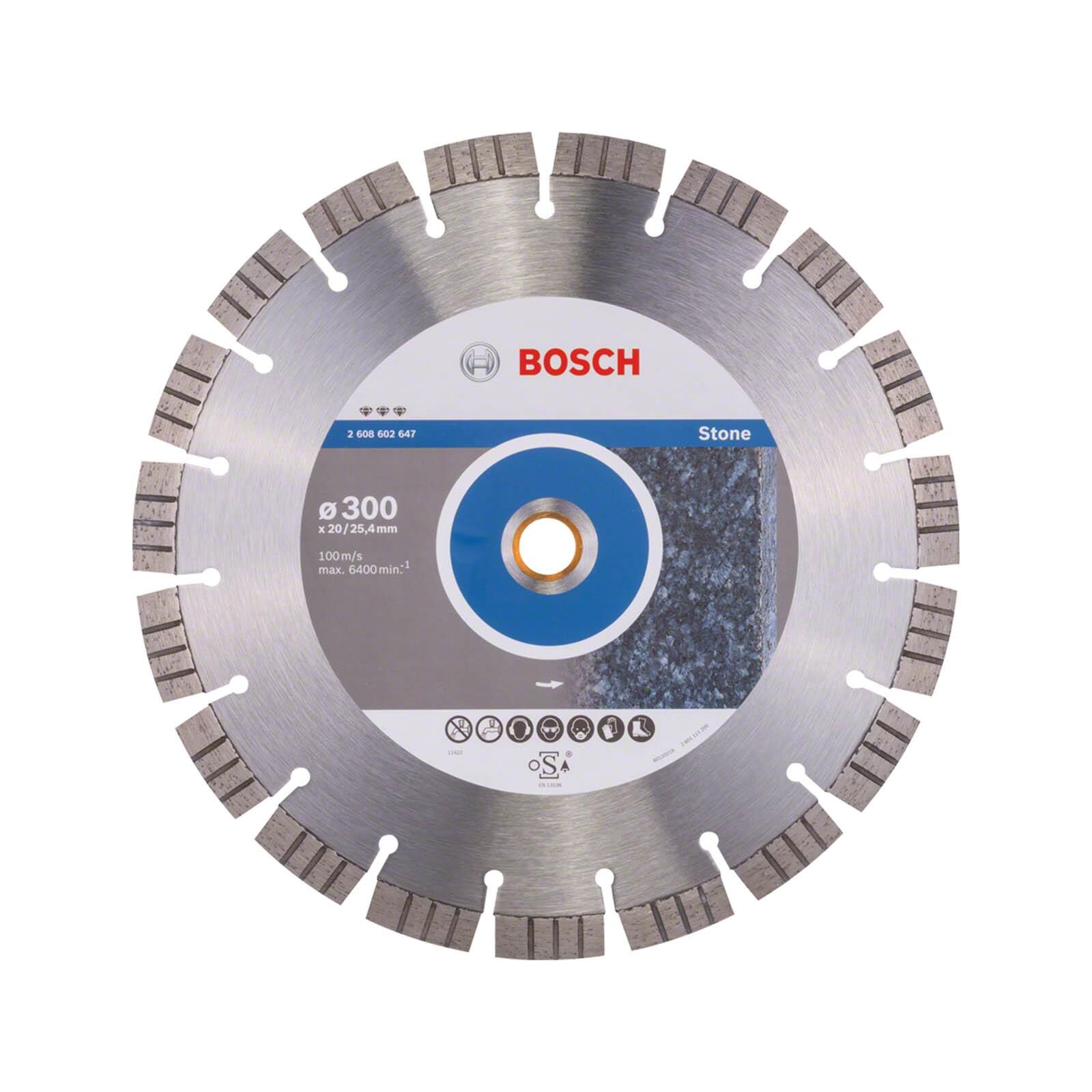 Bosch Best 300 mm Doğal Taş ve Granit Elmas Kesici Disk 2608602647