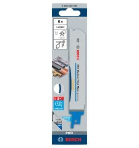 Bosch Pro S 937 BEF Metal Panter Testere Bıçağı 5'Lİ 2608658991