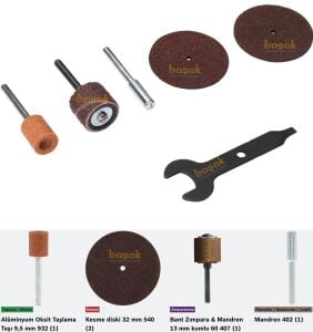 Dremel 3000-5 El Motoru+577 Tam Kavrama Parçası F0133000MT