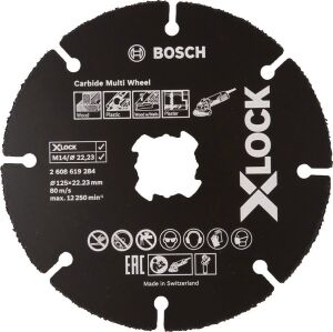 Bosch X-LOCK Carbide Multi Wheel 125 mm 10'lu 2608619369