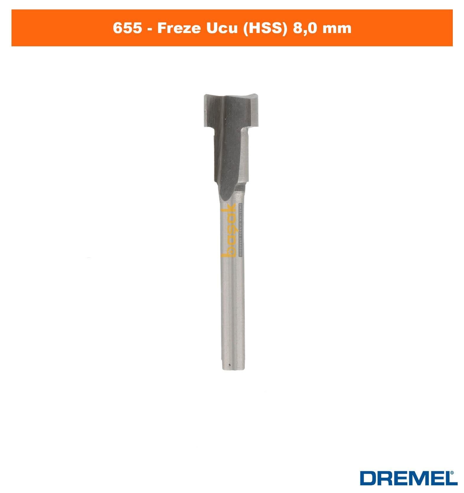 DREMEL 655 Freze Ucu (HSS) 8,0 mm 26150655JA