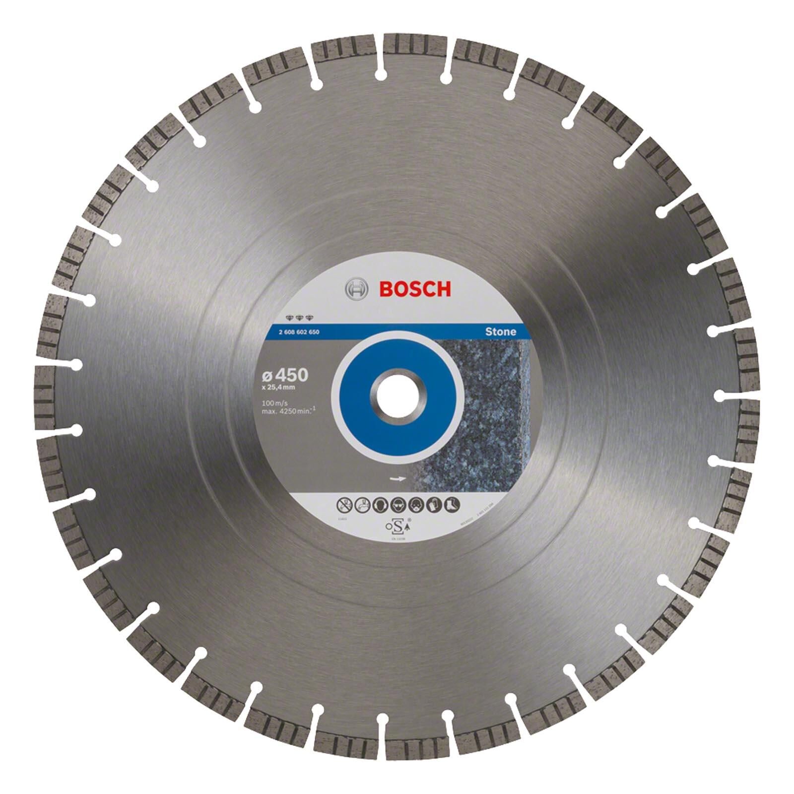 Bosch Best 450 mm Doğal Taş ve Granit Elmas Kesici Disk 2608602650
