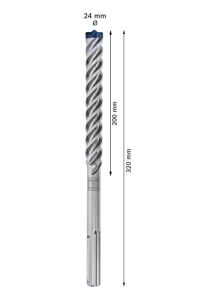 Bosch Expert 24 x 320 mm Yeni Sds Max-8X Delme Ucu 2608900238