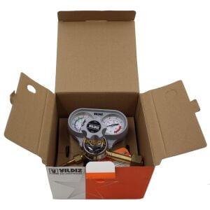 Yıldız 5450S CO2 0-21 L/min. Karbondioksit Basınç Düşürücü Saat