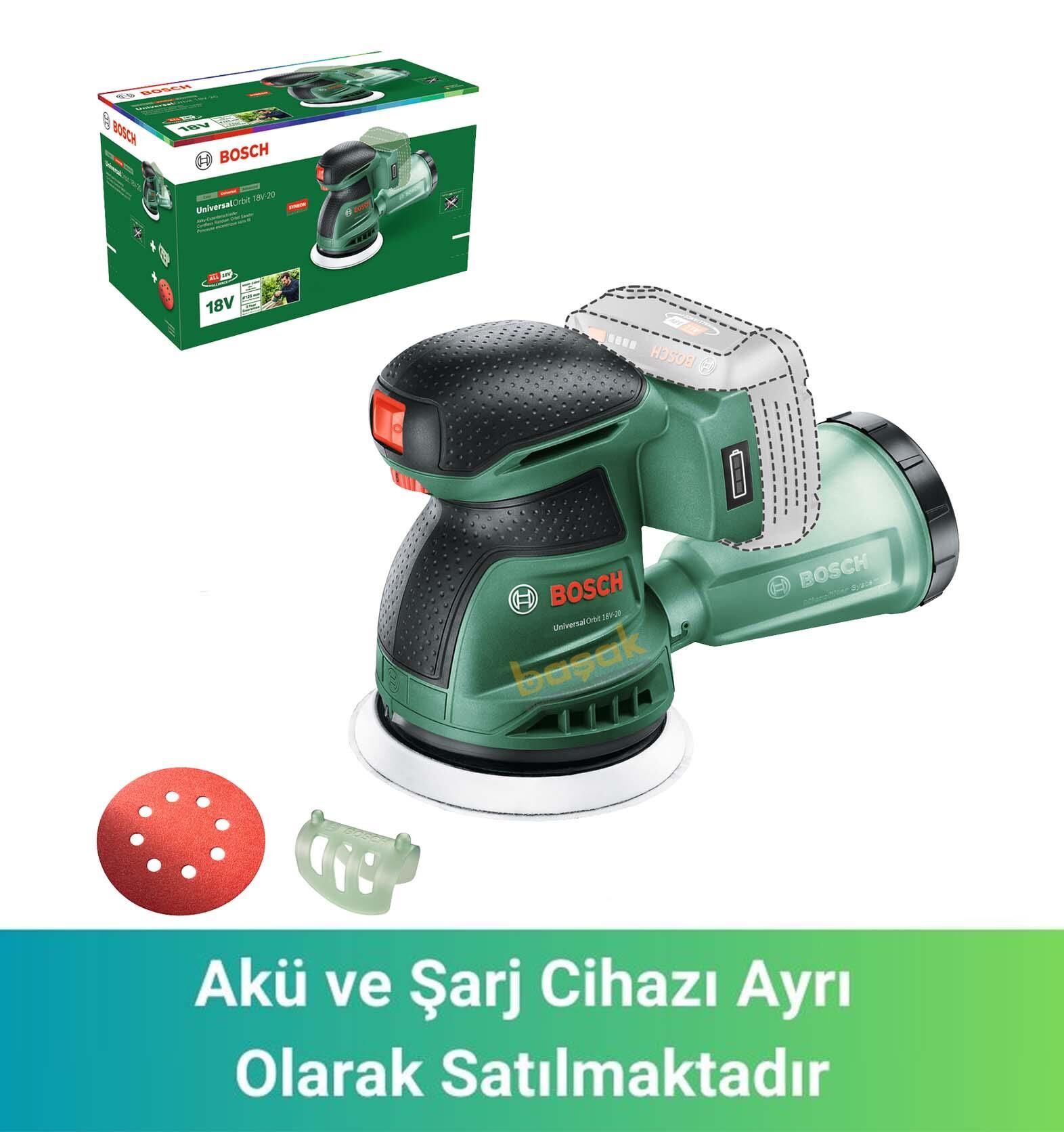 Bosch Universal Orbit 18V-20 Akülü Zımpara (Akü ve Şarj Cihazı Yoktur) 06033E4100