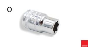 Ceta Form E12 3/8'' Dış Torx Lokma Anahtar C16-12