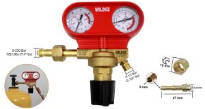 Yıldız 5370S 0-10 bar Hidrojen Basınç Düşürücü Saat