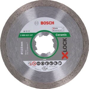 Bosch X-LOCK 115 mm Elmas Seramik Kesme Diski Standart 2608615137