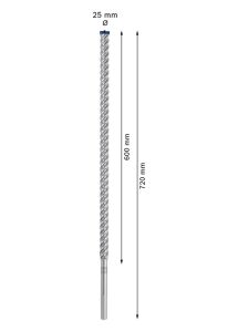 Bosch Expert 25 x 720 mm Yeni Sds Max-8X Delme Ucu 2608900242