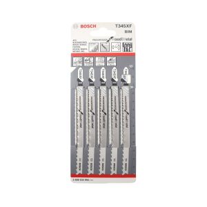 T 345 XF Ahşap ve Metal Dekupaj Testeresi Ucu 5'li 2608634994