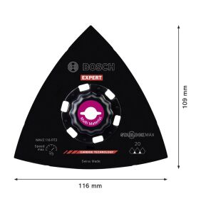Bosch Expert MAVZ 116 RT2 Starlock Max 20 Kum Zımpara Diski 2608900052