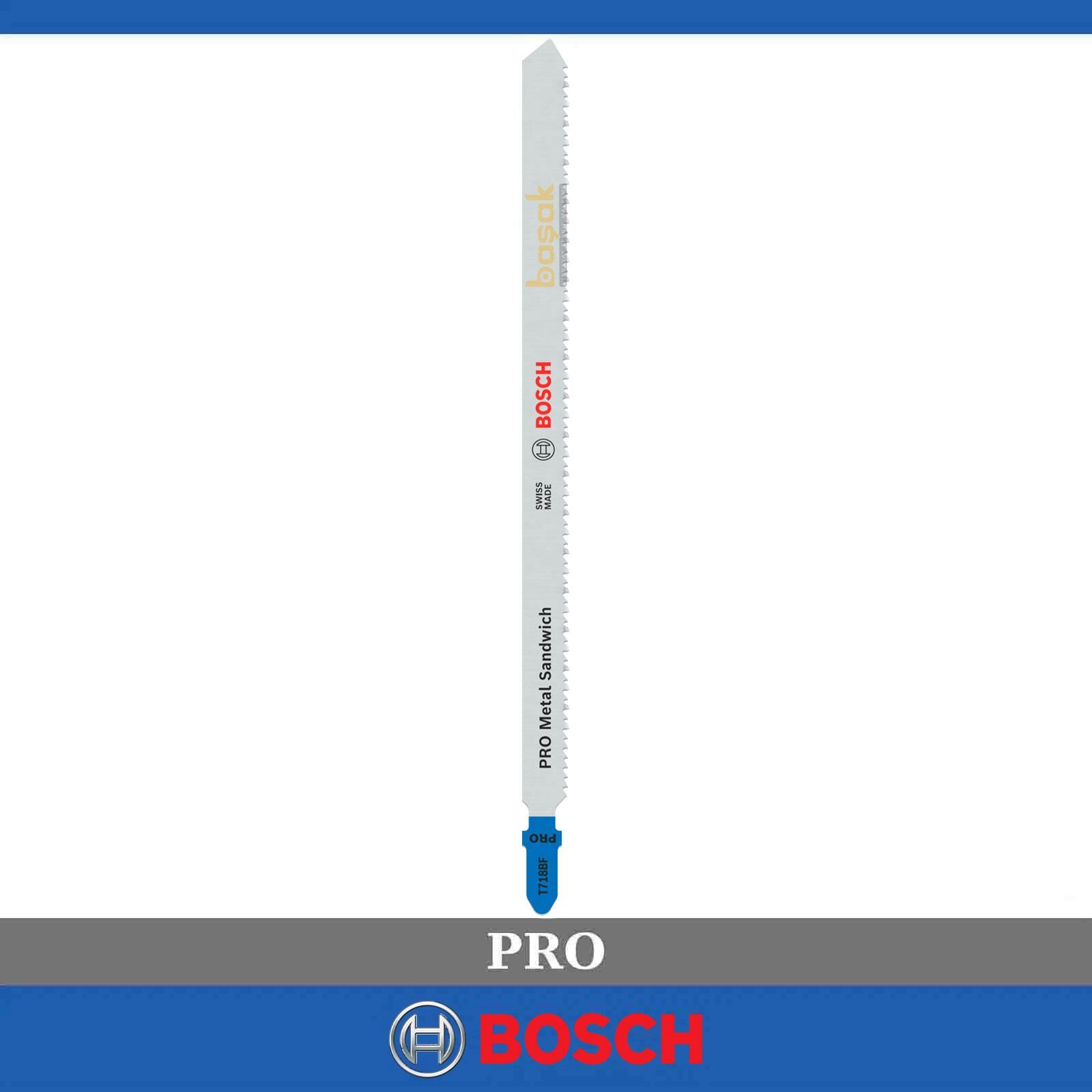 Bosch T 718 BF Uzun Flexible Metal Sandwich Dekupaj Ucu 5'li 2608655114