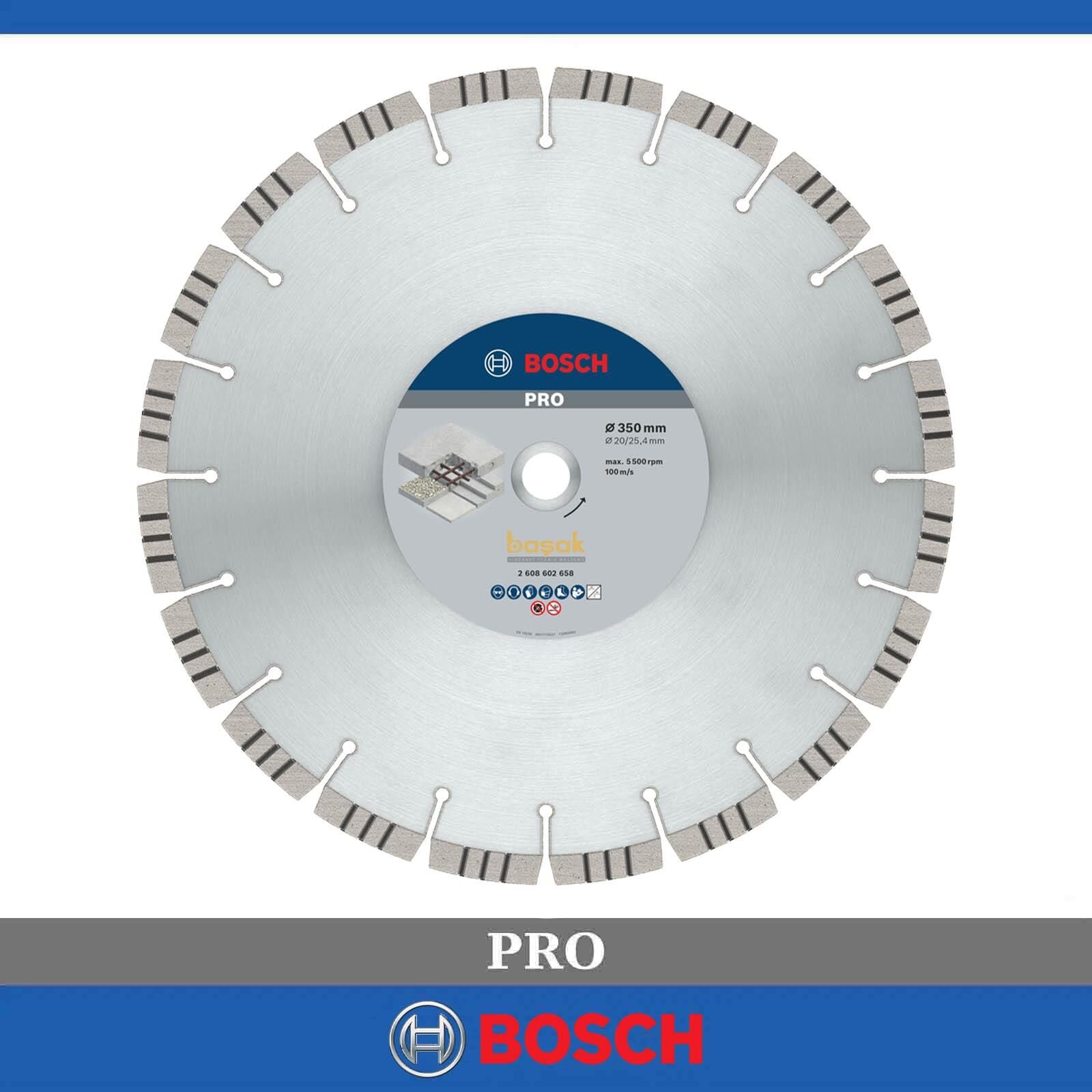 Bosch Pro 350 mm Elmas Beton Kesme Testeresi 2608602658
