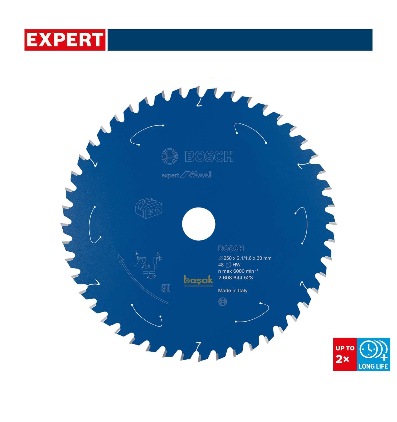 Bosch Expert 254x30 mm 48 Diş Akülü Ahşap Daire Testere 2608644686