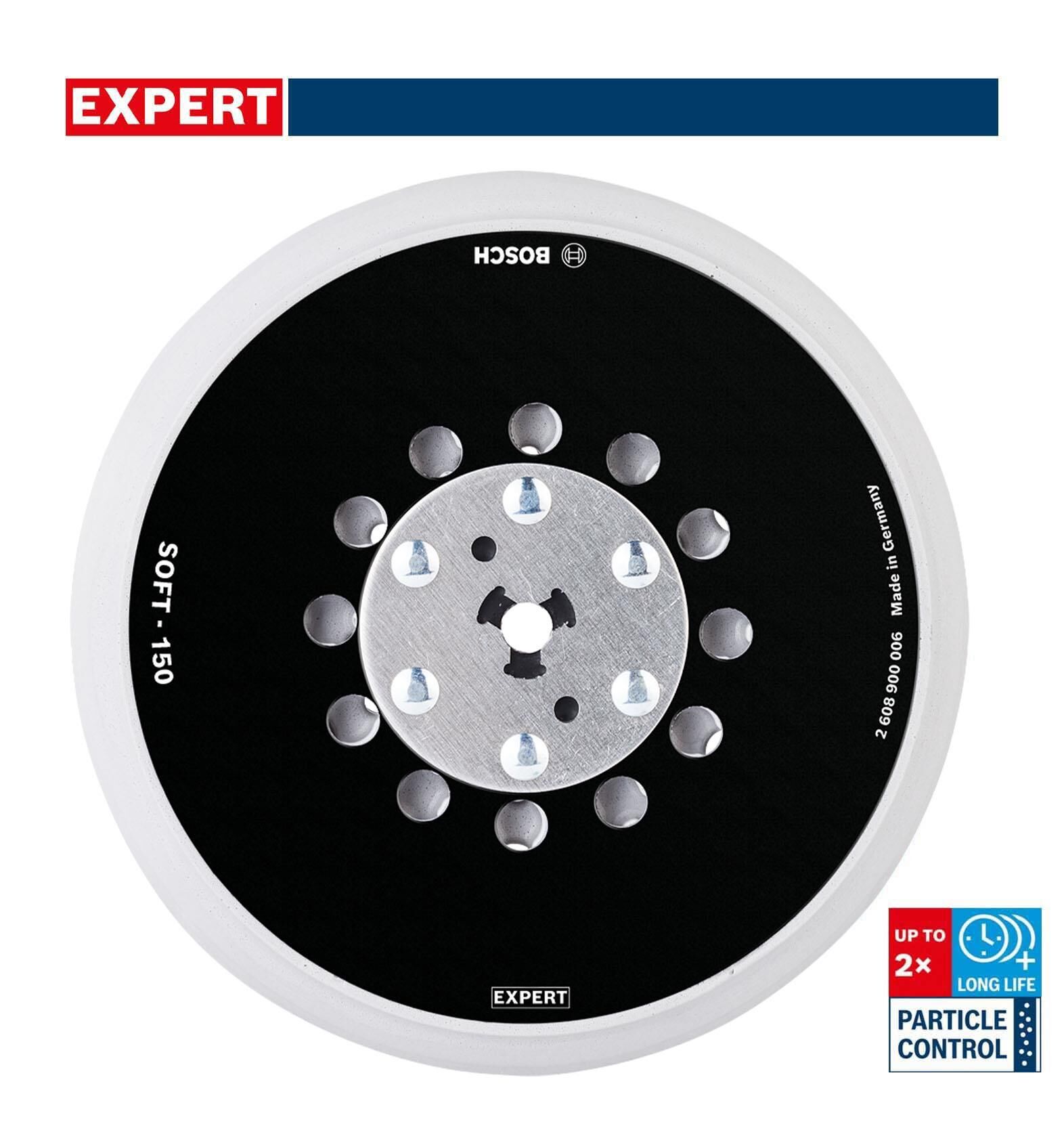 らたら Bosch Expert 150 mm Zımpara Tabanı Yumuşak GET 75-150 2608900006