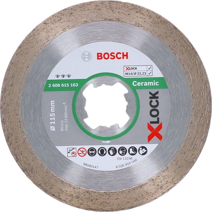 Bosch X-LOCK 115 mm Best Serisi Seramik Kesme Diski 2608615163