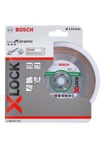 Bosch X-LOCK 115 mm Best Serisi Seramik Kesme Diski 2608615163