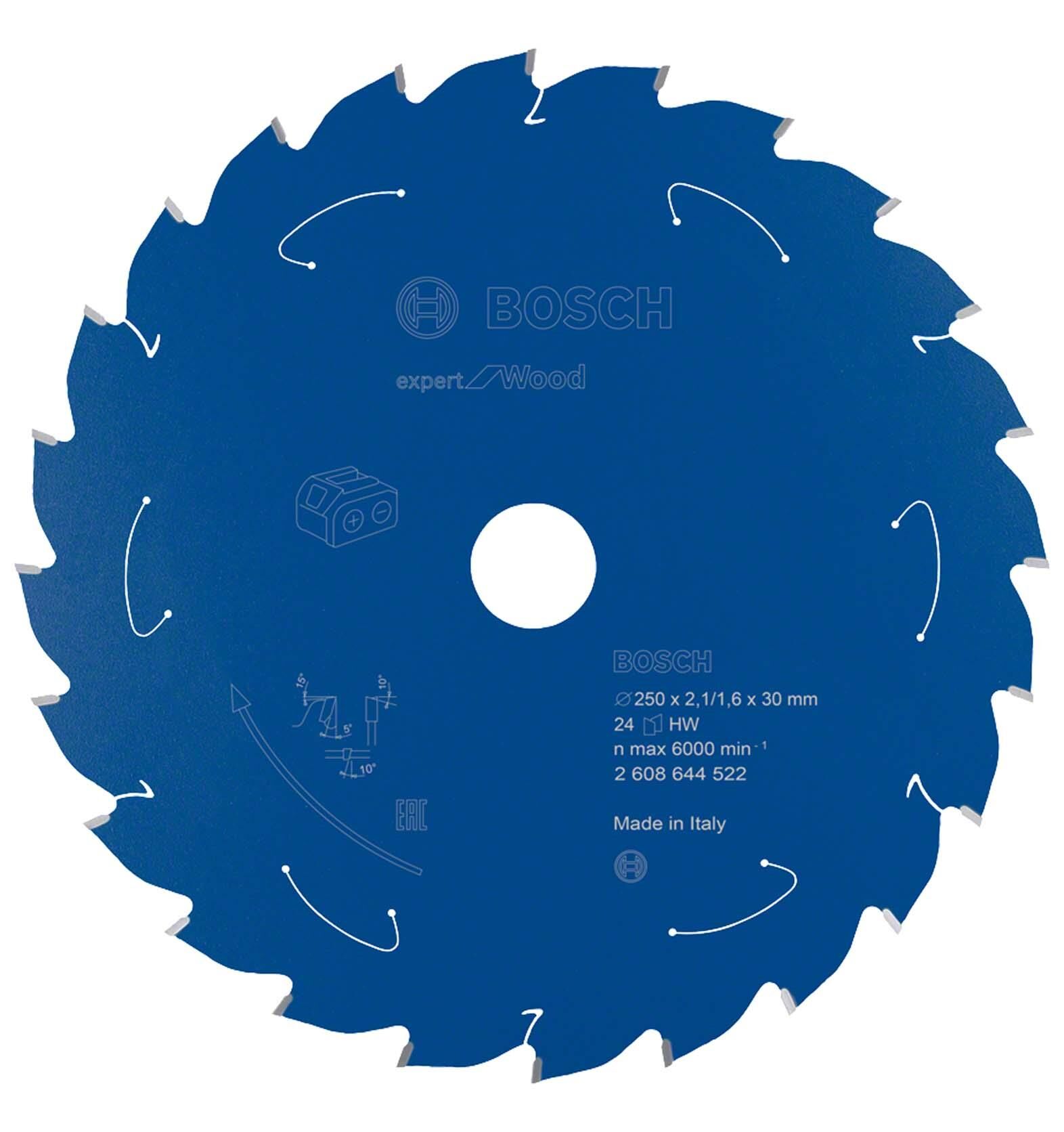 Bosch Expert 254x30 mm 24 Diş Akülü Ahşap Daire Testere 2608644685