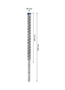 Bosch Expert 28 x 520 mm Yeni Sds Max-8X Delme Ucu 2608900248