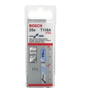 T 118 A Ekonomik Metal Dekupaj Testere Bıçağı 25'li 2608638470