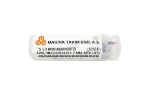 MTE 1,7 mm Taşlanmış Metal Matkap Ucu HSS DIN 338