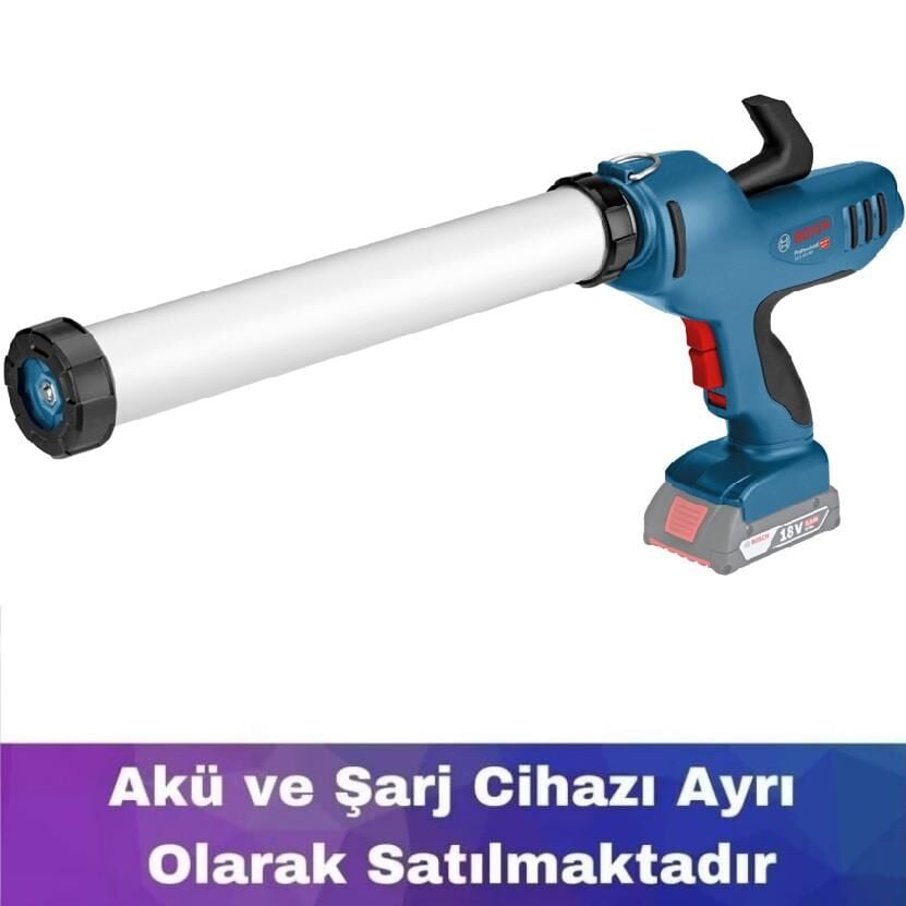 Bosch GCG 18V-600 Akülü Sosis ve Silikon Tabancası (Akü ve Şarj yoktur) 06019C4001