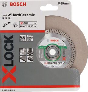 Bosch X-LOCK 85mm Sert Seramikler İçin Elmas Kesme Diski Best 2608615133