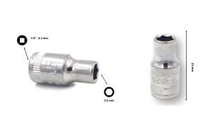 Ceta Form ¼” 5.5 mm 6 Köşe Lokma Anahtar  C02-H055