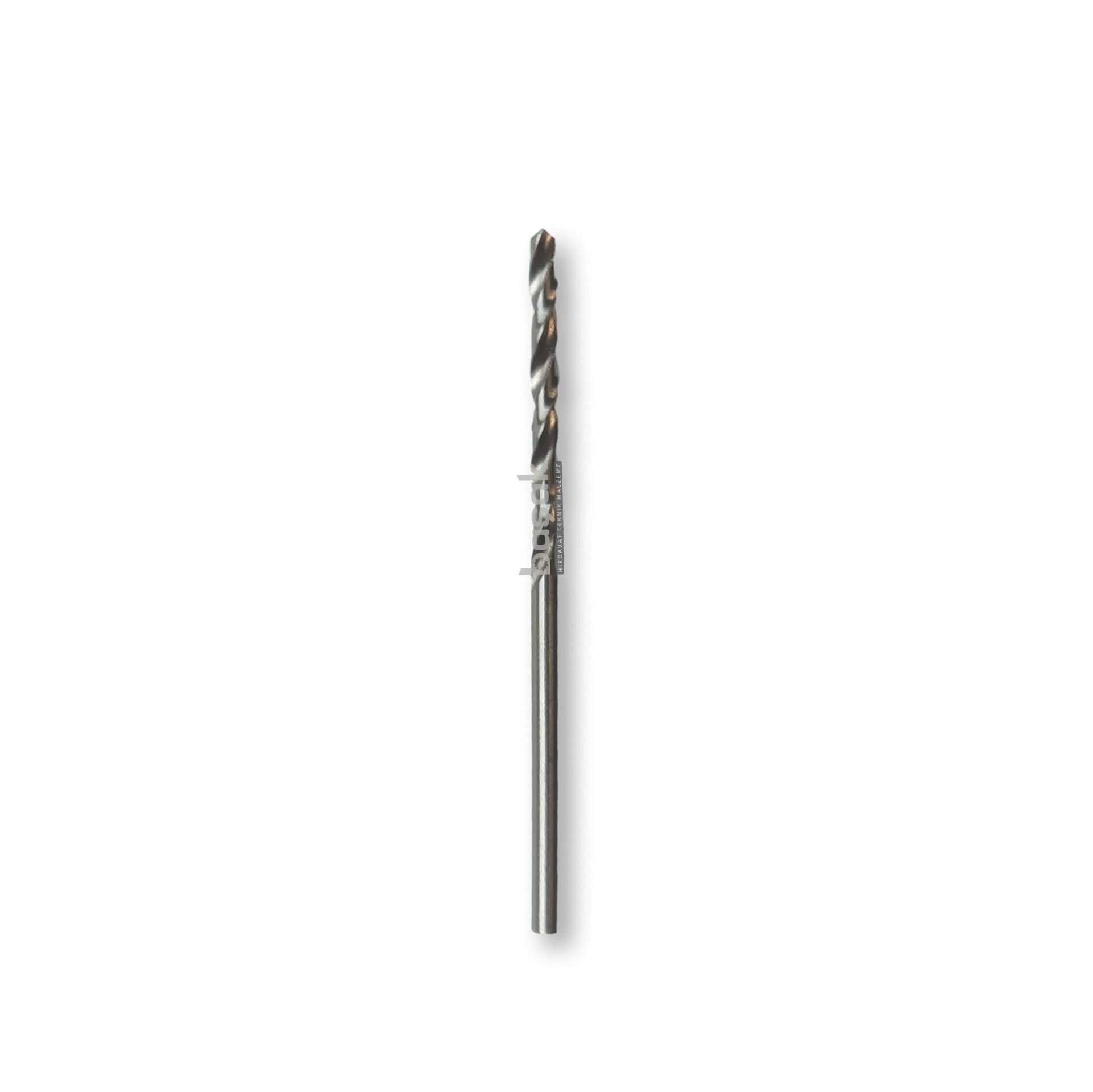 MTE 1,9 mm Taşlanmış Metal Matkap Ucu HSS DIN 338