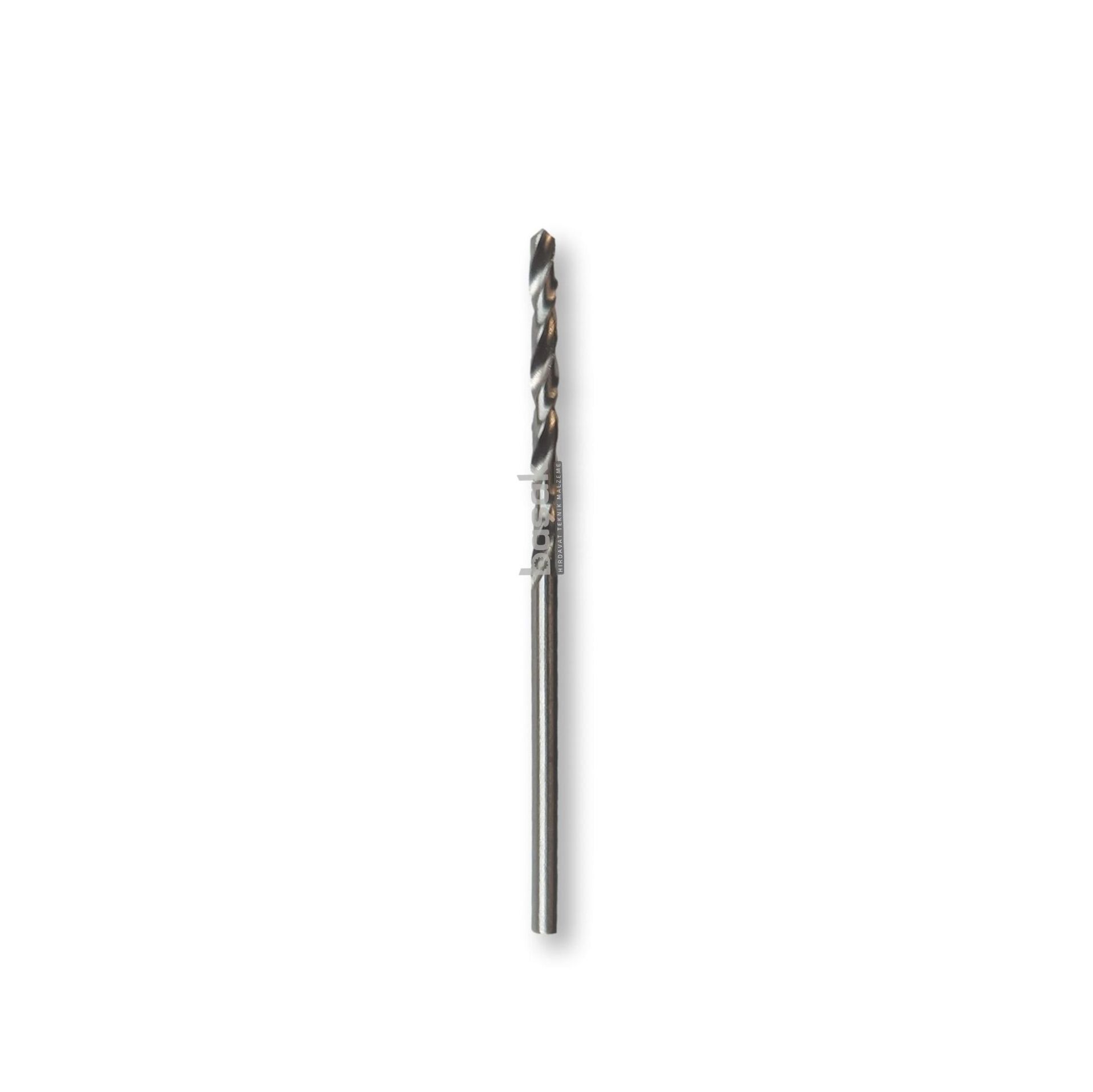 MTE 1,9 mm Taşlanmış Metal Matkap Ucu HSS DIN 338