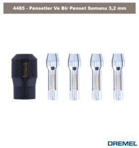 DREMEL 4485 Penset Seti 0,8-1,6-2,4-3,2mm 1 Adet Somun 2615448532