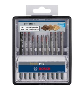 Bosch Pro 10'lu Sert Ahşap ve Laminant Dekupaj Ucu Seti 2607011941