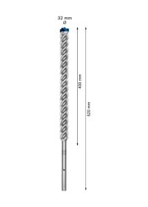 Bosch Expert 32 x 520 mm Yeni Sds Max-8X Delme Ucu 2608900255