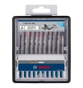 Bosch Pro 10'lu Metal-İnox-Alüminyum Dekupaj Ucu Seti 2607011942