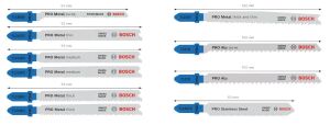 Bosch Pro 10'lu Metal-İnox-Alüminyum Dekupaj Ucu Seti 2607011942