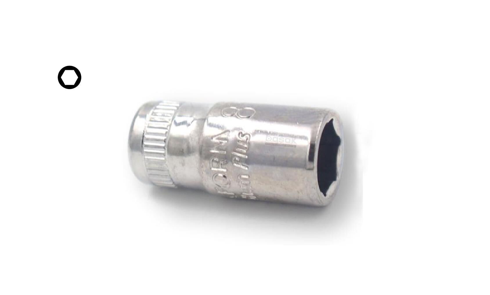 Ceta Form ¼” 8 mm 6 Köşe Lokma Anahtar  C02-H080