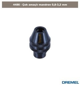 DREMEL 4486 Çok Amaçlı Mandren (0,4-3,2 mm)  2615448632