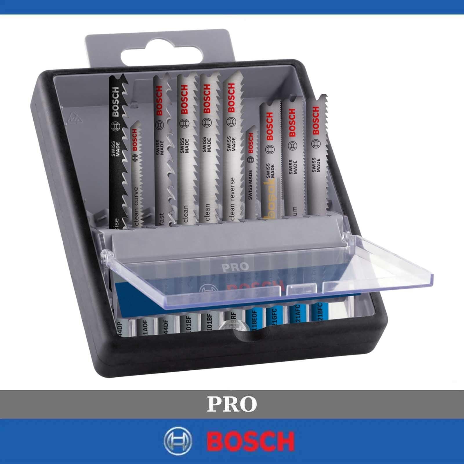 Bosch Pro 10'lu Ahşap ve Metal Kesim Dekupaj Ucu Seti 2607011943