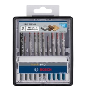 Bosch Pro 10'lu Ahşap ve Metal Kesim Dekupaj Ucu Seti 2607011943